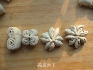 菊花卷的做法步骤：8
