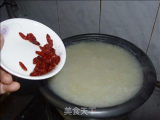 山药虾仁粥的做法步骤：6