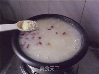 山药虾仁粥的做法步骤：7