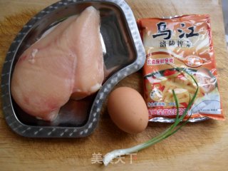 鸡丝榨菜汤的做法步骤：1