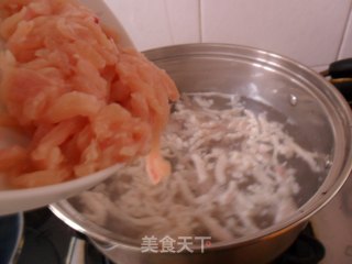 鸡丝榨菜汤的做法步骤：5