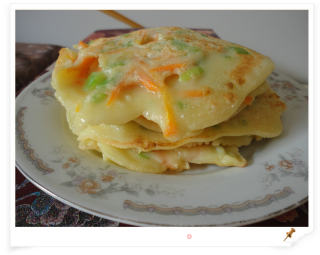 美味的胡萝卜蔬菜饼的做法步骤：8