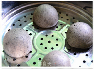 黑芝麻馒头的做法步骤：8