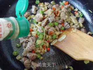 脆辣鸡胗的做法步骤：7