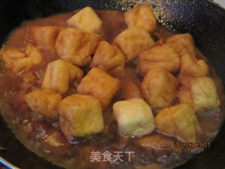 油豆腐煮肉的做法步骤：9
