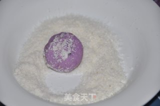 椰丝紫莳药丸子的做法步骤：9