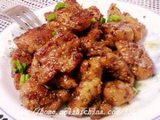 【创意新派菜】香麻肉 （没有烤箱也能做出烤肉味来）的做法步骤：7