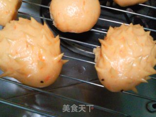 给宝宝一个惊喜----可爱的小刺猬包的做法步骤：4