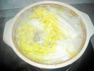 咸骨上汤娃娃菜的做法步骤：6
