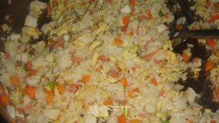 什锦蛋炒饭的做法步骤：6