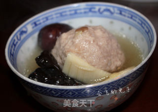 一道简单又好吃的冬季暖胃菜---清炖狮子头的做法步骤：4