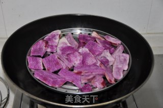 酸奶紫山药泥的做法步骤：1