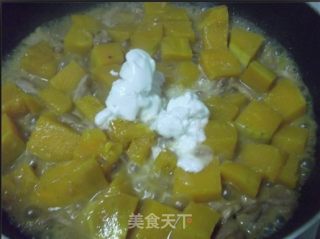 椰汁南瓜的做法步骤：5