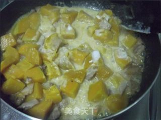 椰汁南瓜的做法步骤：6
