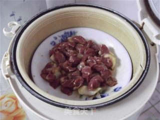 鲜淮山蒸肉的做法步骤：4