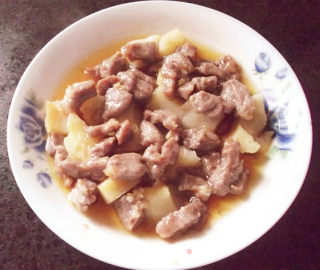 鲜淮山蒸肉的做法步骤：5
