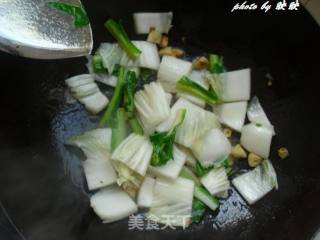 豆酱双蔬的做法步骤：4