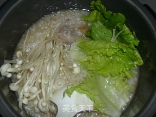 鸭肉莲藕粥的做法步骤：5