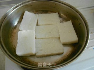 香煎萝卜糕的做法步骤：3