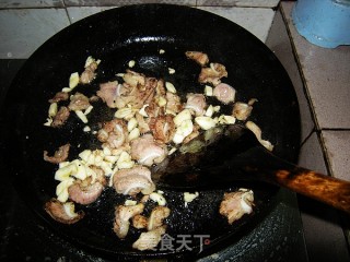 茄子干炒肉的做法步骤：6