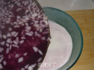蓝莓马蹄糕的做法步骤：7