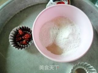 红枣糯米发糕的做法步骤：1
