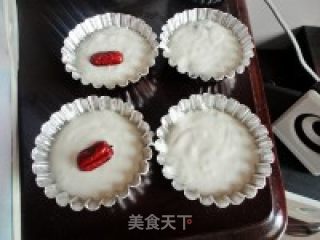 红枣糯米发糕的做法步骤：5