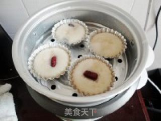 红枣糯米发糕的做法步骤：6