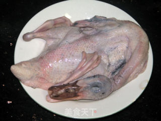 湿笋干炖水鸭的做法步骤：4