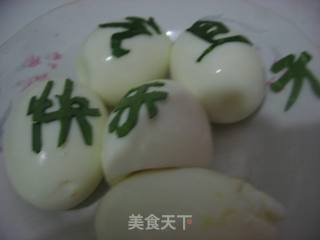 新年祝福鸡蛋的做法步骤：5