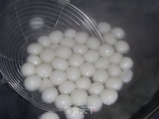 紫山药酿圆子的做法步骤：3