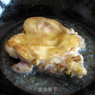 桃碎红花鸡排的做法步骤：8