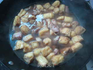 油豆条炖肉的做法步骤：6