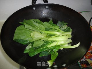 香菇扒油菜的做法步骤：4