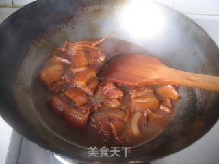 鱿鱼烧肉的做法步骤：9