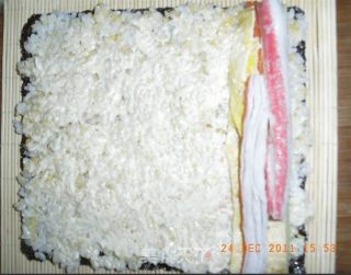 大黄米寿司的做法步骤：2