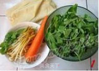 【椰浆豆腐丝】的做法步骤：1