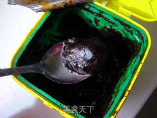 香煎豆瓣茄子的做法步骤：9