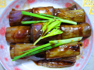 香煎豆瓣茄子的做法步骤：11