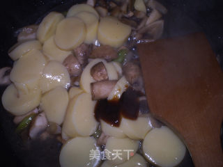玉子烩蘑菇的做法步骤：8