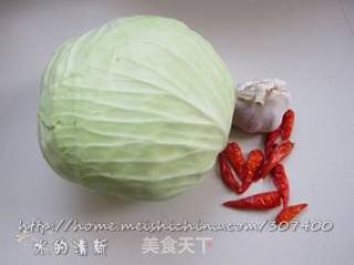 包菜腊肉干锅的做法步骤：3
