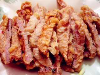香炸肉排的做法步骤：16