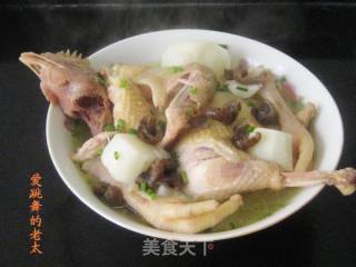海参山药草鸡汤的做法步骤：10