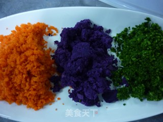 蔬香肉糕的做法步骤：2