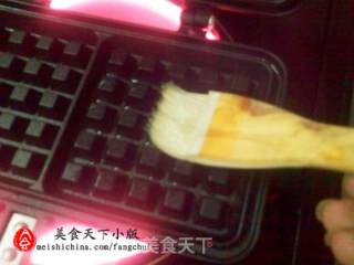 巧克力华夫饼的做法步骤：6