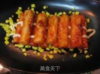 金灿灿的辣炒年糕的做法步骤：20