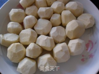 茨菇烧肉的做法步骤：3