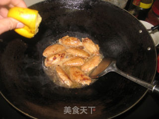 橙香柚酱鸡中翅的做法步骤：4