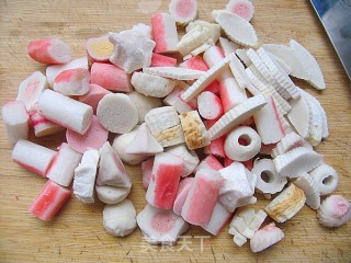 菌汤双粉鱼丸的做法步骤：3