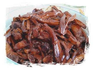 肉族的爱···笋干红烧肉的做法步骤：3